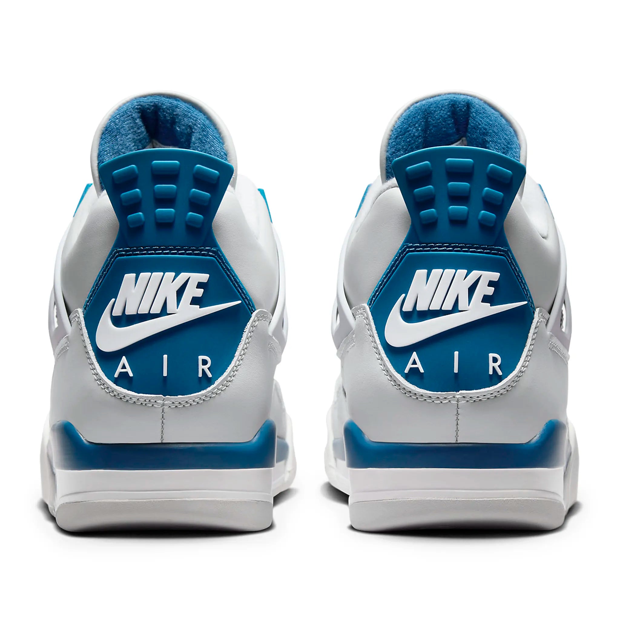 Back view of Air Jordan 4 Retro Military Blue FV5029-141
